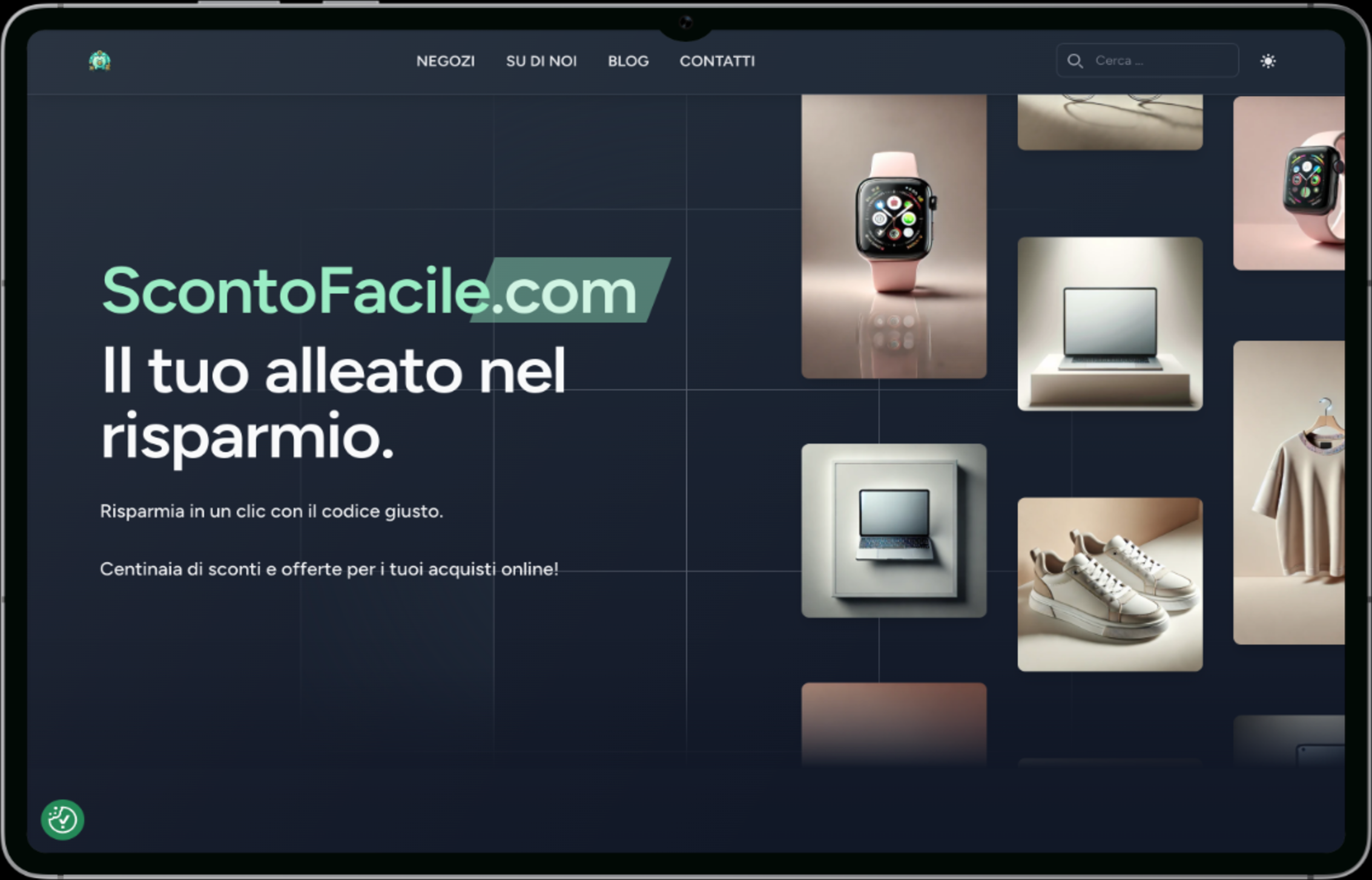 Screenshot del progetto Portale scontistiche con sistema di validazione - Scontofacile.com